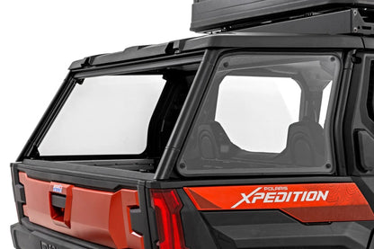 Rough Country Bed Side Rear Windows | Scratch Resistant | Polaris XPEDITION ADV 5 by Rough Country