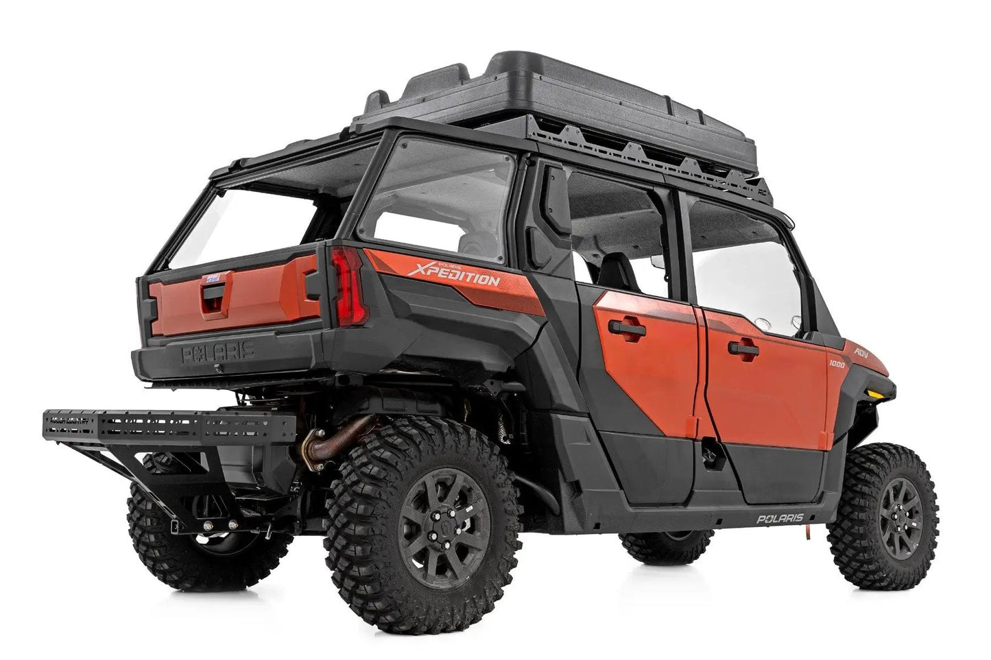 Rough Country Bed Side Rear Windows | Scratch Resistant | Polaris XPEDITION ADV 5 by Rough Country