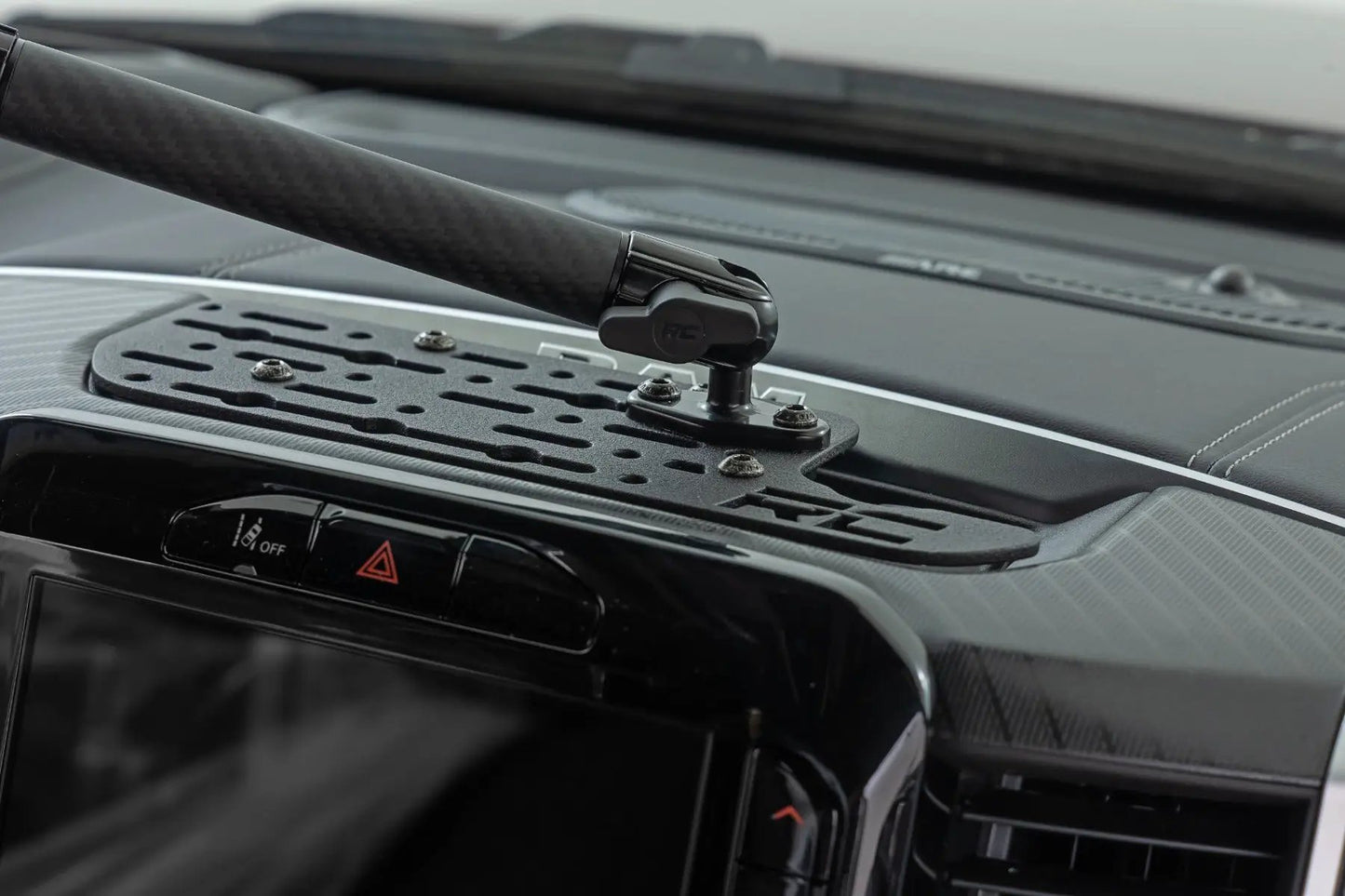 Rough Country Dash Mount | 10" Non-Mag Safe Mount Kit | 12in Screen | Ram 1500 4WD (2019-2024) by Rough Country