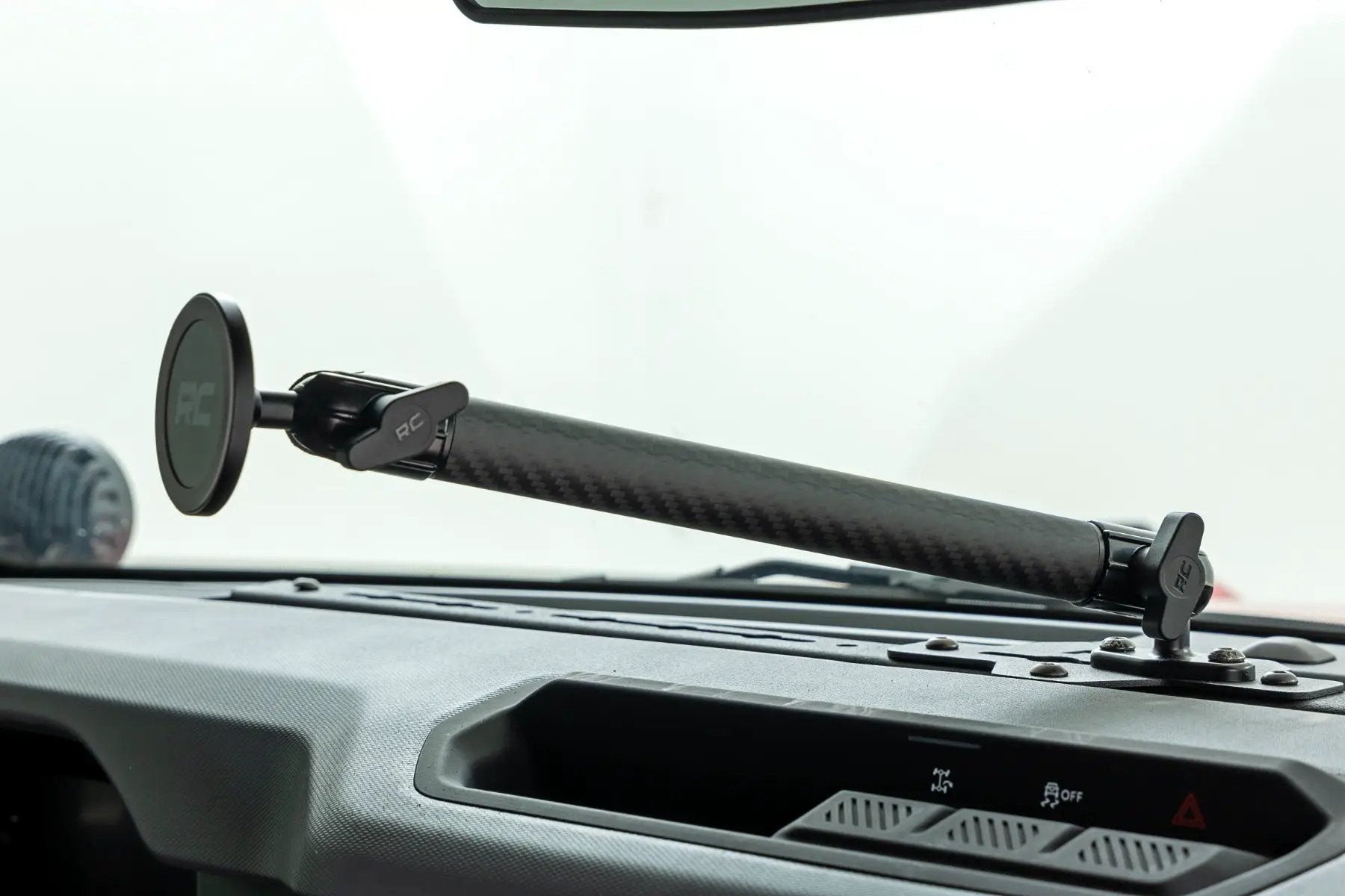 Rough Country Dash Mount | 10" Magnet Mount Kit | Ford Bronco 4WD (2021-2025) by Rough Country