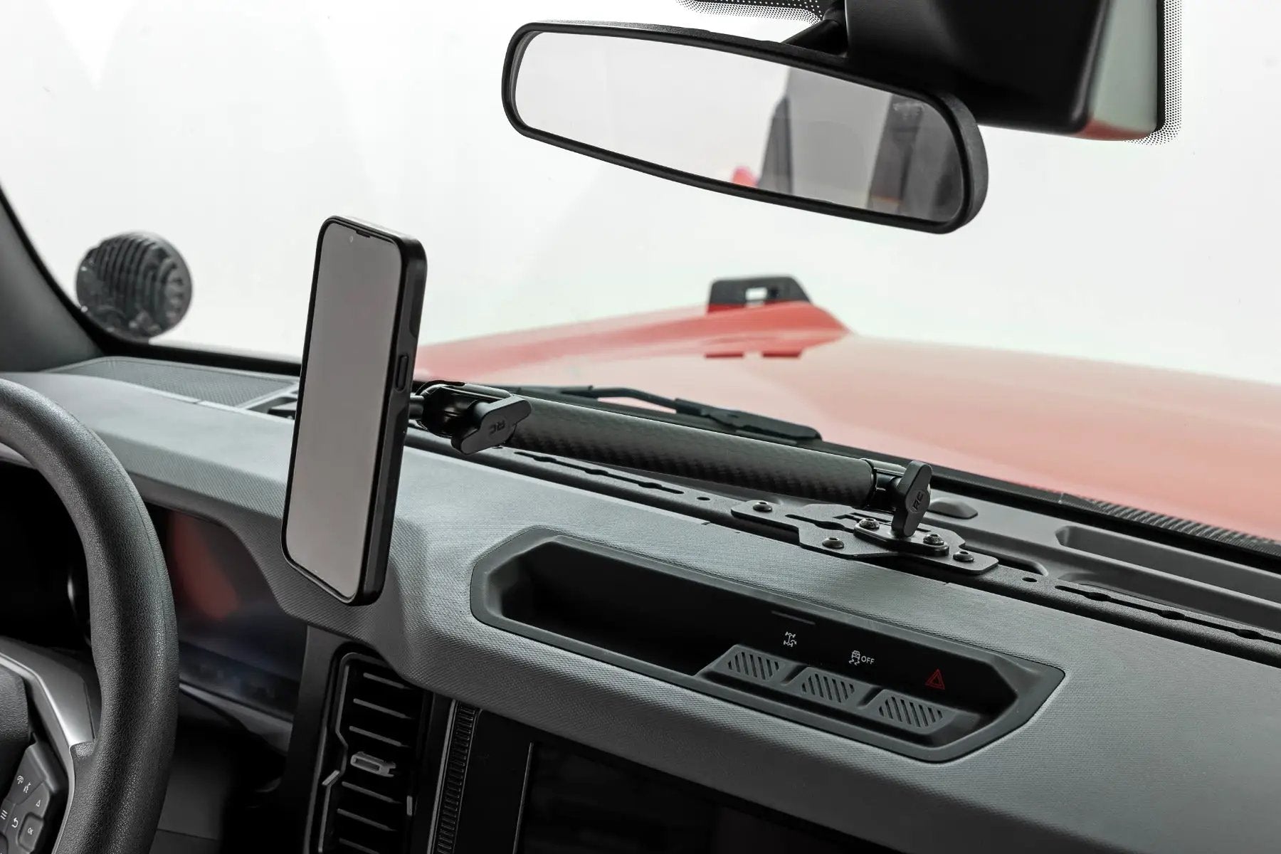 Rough Country Dash Mount | 10" Magnet Mount Kit | Ford Bronco 4WD (2021-2025) by Rough Country