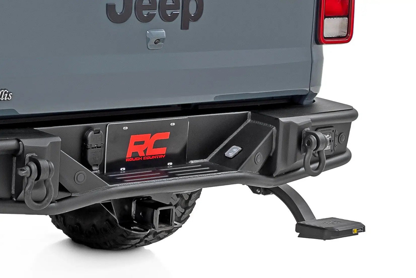 Rough Country Retractable Bed Step | Manual Pull | Jeep Gladiator JT 4WD (2020-2025) by Rough Country