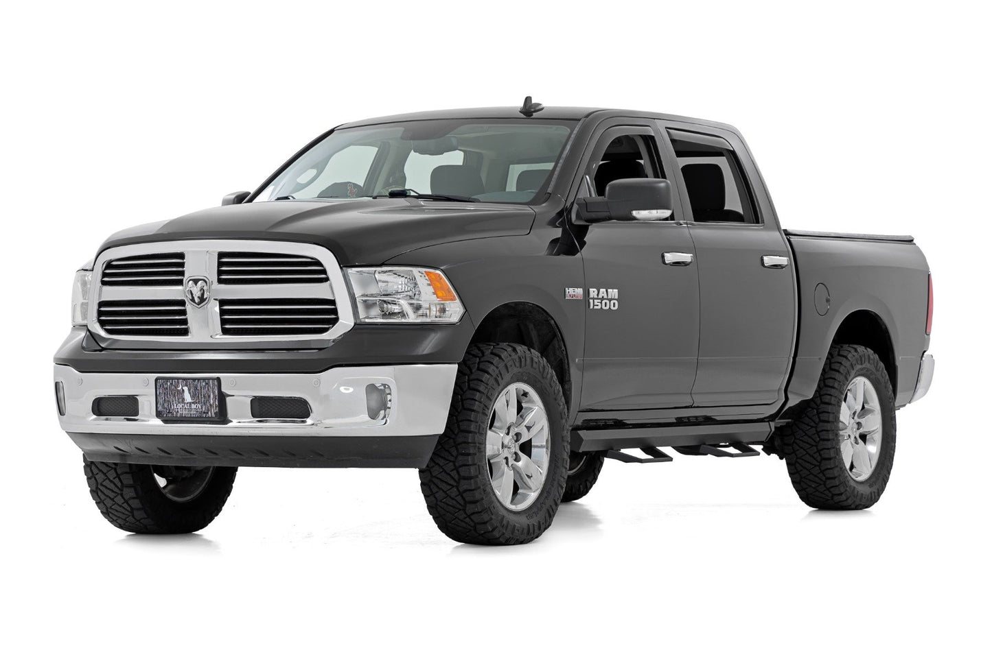 Estribo lateral de aluminio ajustable SRL2 | Cabina doble | Ram 1500/2500/3500 2WD/4WD (2010-2018 y Classic)