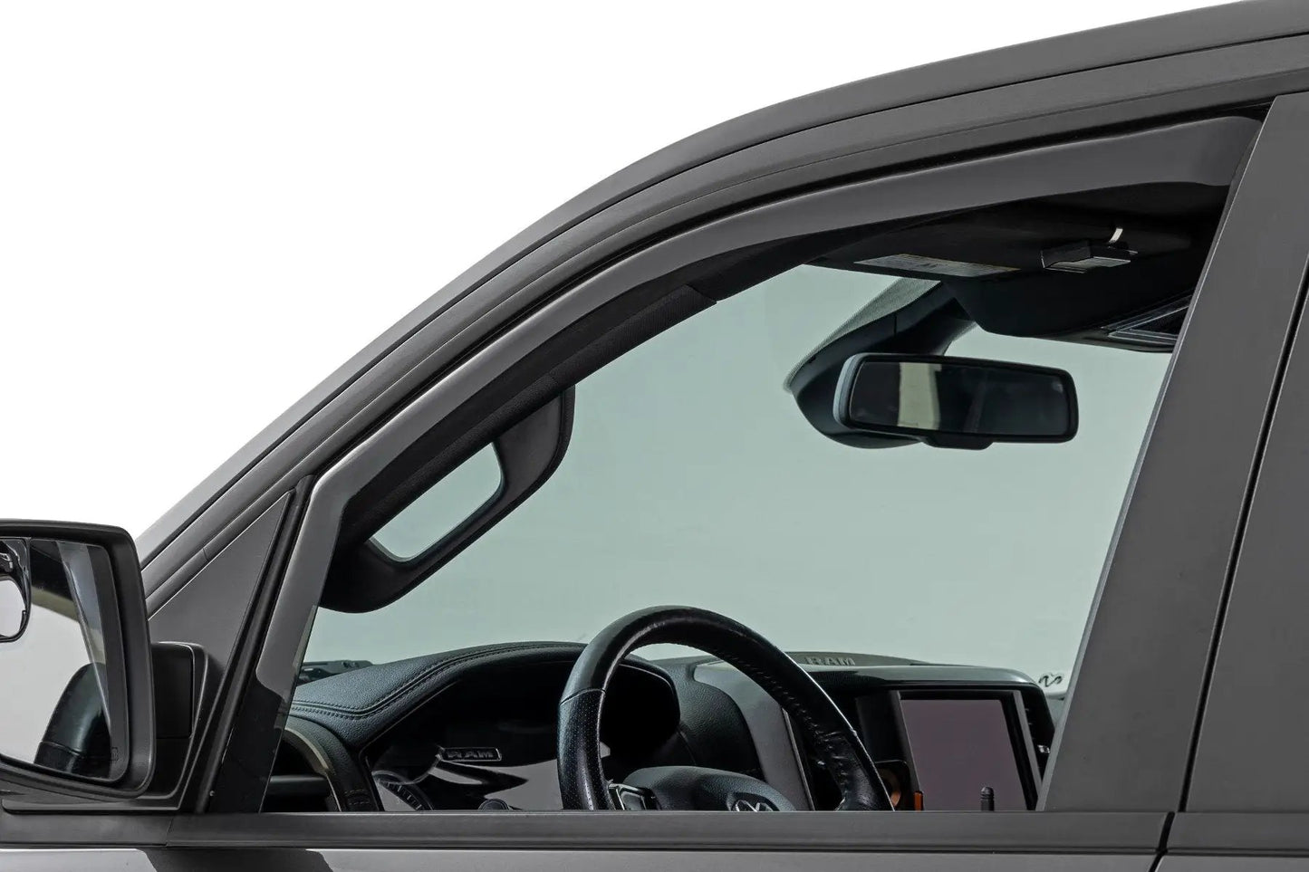 Rough Country Side Window Deflectors | In Channel Rain Guard | Ram 1500 (19-26)/1500 TRX (21-24) by Rough Country