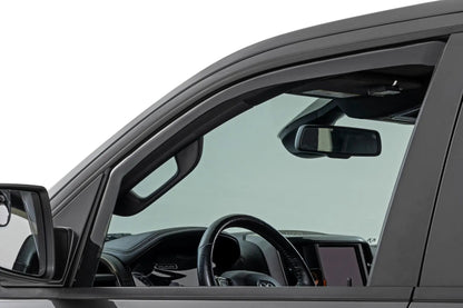 Rough Country Side Window Deflectors | In Channel Rain Guard | Ram 1500 (19-26)/1500 TRX (21-24) by Rough Country