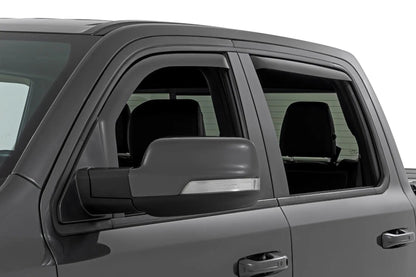 Rough Country Side Window Deflectors | In Channel Rain Guard | Ram 1500 (19-26)/1500 TRX (21-24) by Rough Country