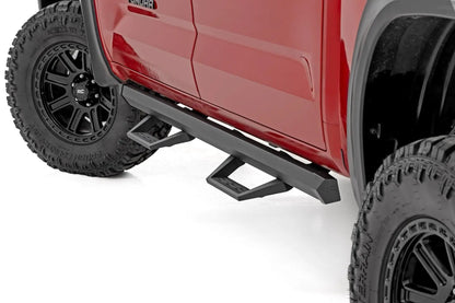 Rough Country SRL2 Adj Aluminum Steps | CrewMax | Toyota Tundra 2WD/4WD (2022-2026) by Rough Country