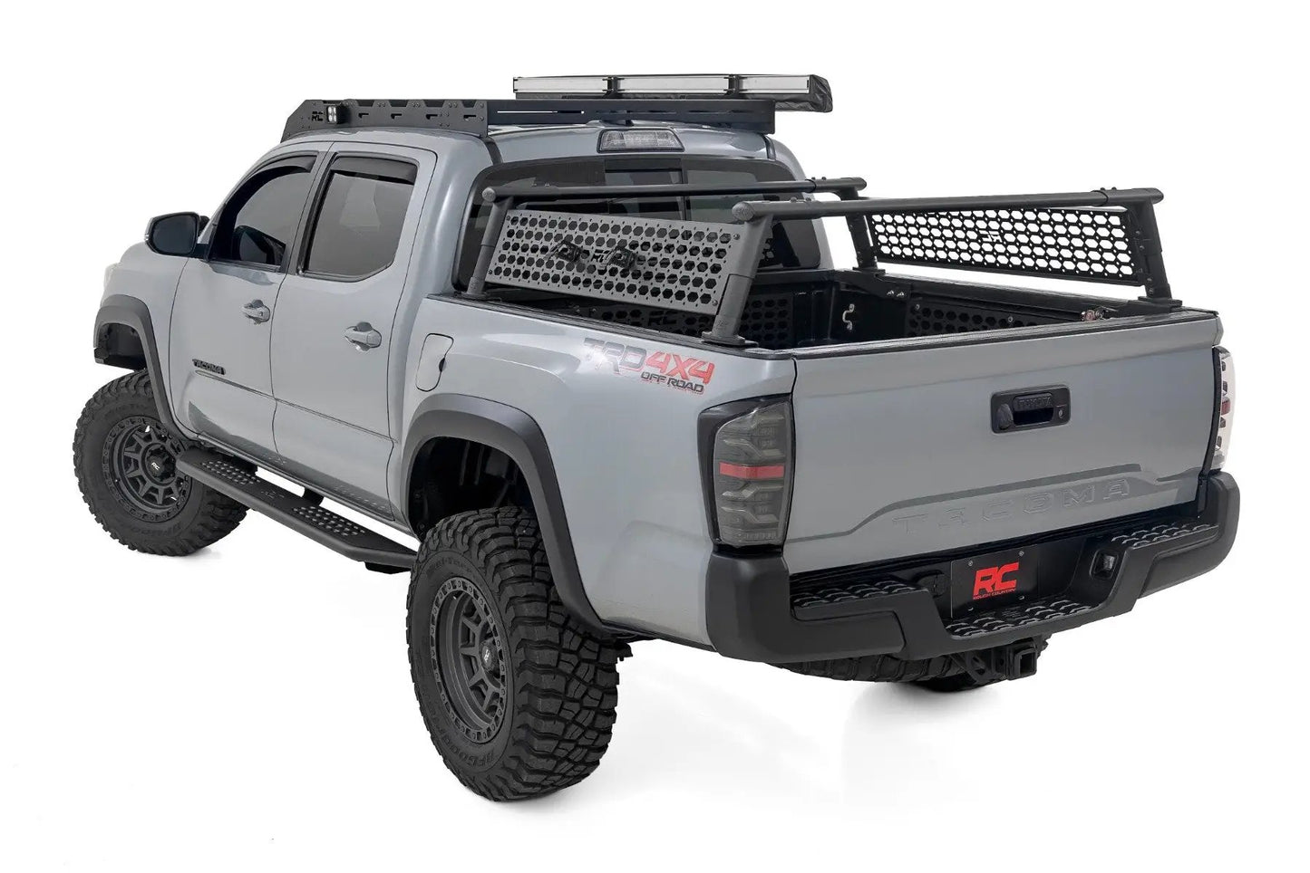 Rough Country OV2 Running Boards | Side Step Bars | Crew Cab | Toyota Tacoma 2WD/4WD (16-23) by Rough Country