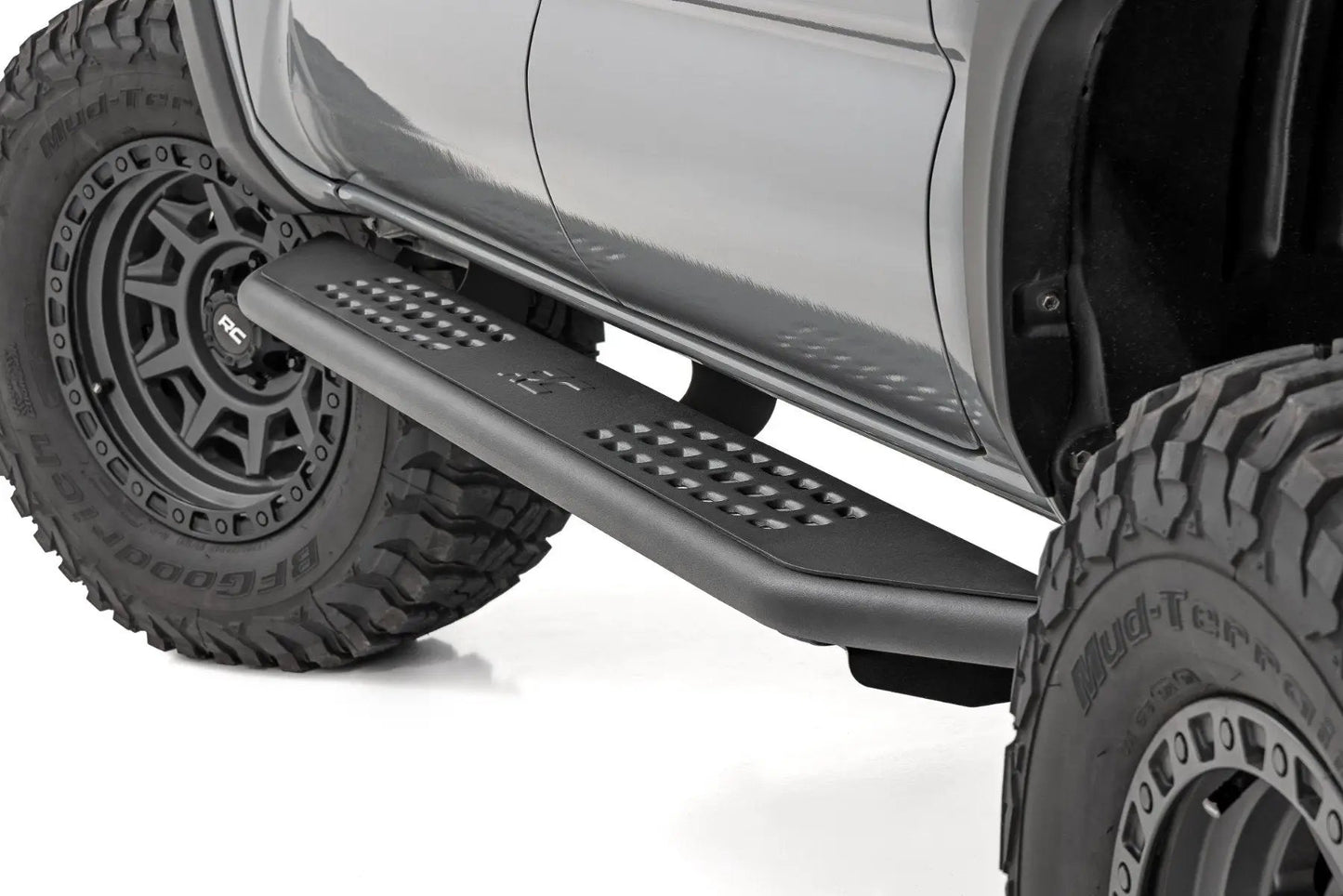 Rough Country OV2 Running Boards | Side Step Bars | Crew Cab | Toyota Tacoma 2WD/4WD (16-23) by Rough Country