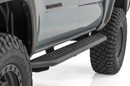 Rough Country OV2 Running Boards | Side Step Bars | Crew Cab | Toyota Tacoma 2WD/4WD (16-23) by Rough Country