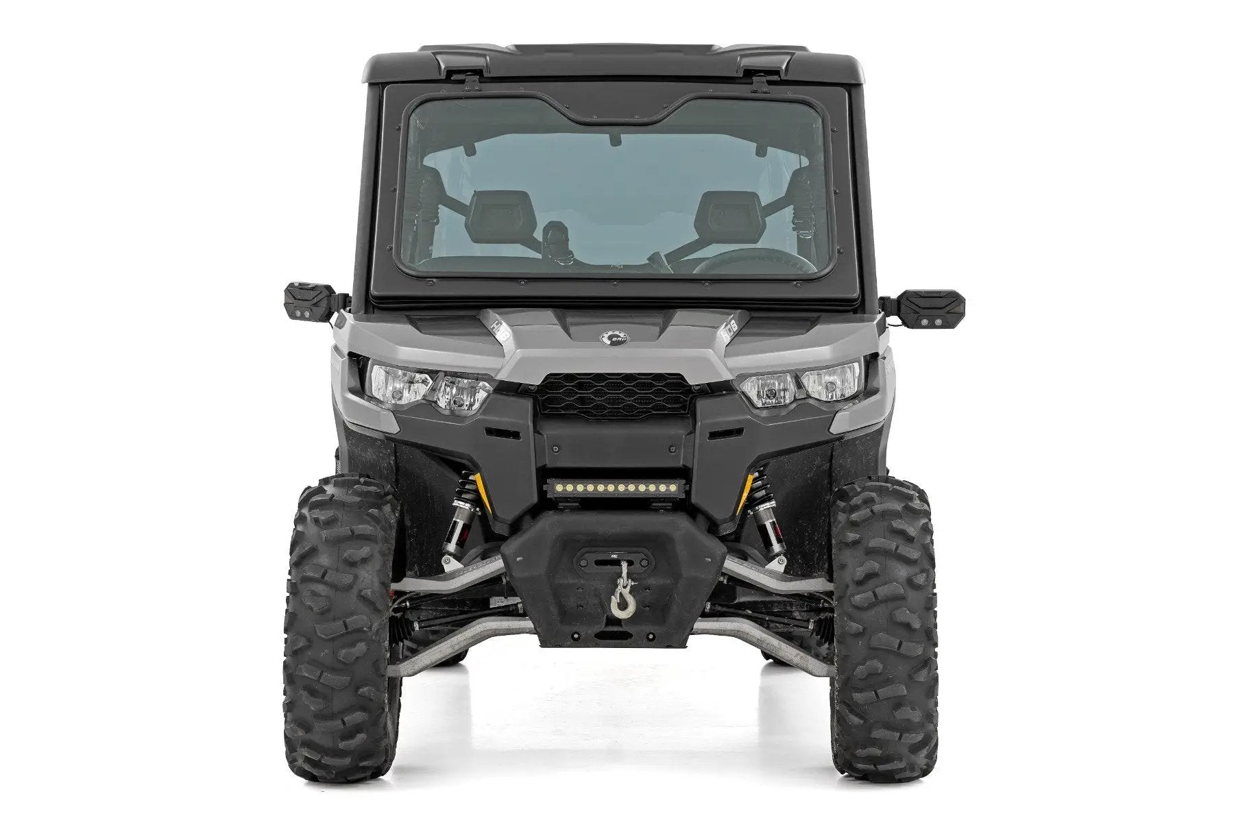 Rough Country Electric Tilt Windshield | Glass | Can-Am Defender HD 8/HD 9/HD 10 by Rough Country