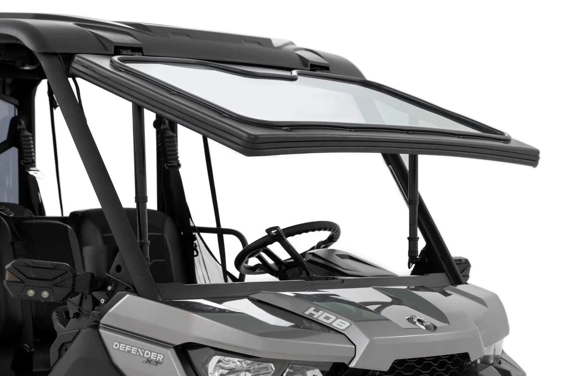 Rough Country Electric Tilt Windshield | Glass | Can-Am Defender HD 8/HD 9/HD 10 by Rough Country