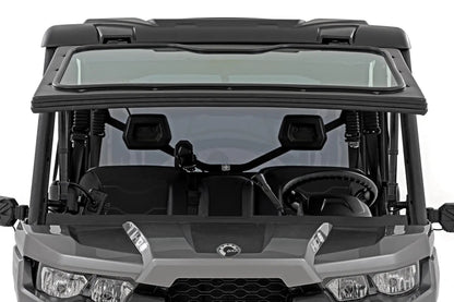 Rough Country Electric Tilt Windshield | Glass | Can-Am Defender HD 8/HD 9/HD 10 by Rough Country