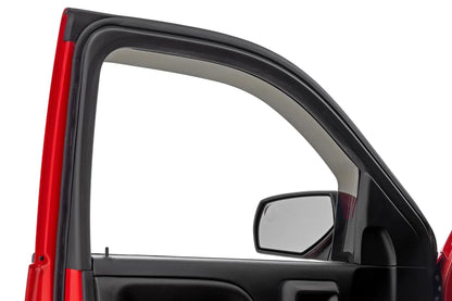 Rough Country Side Window Deflectors | In Channel Rain Guard | Chevy/GMC 1500/2500HD/3500HD 2WD/4WD by Rough Country