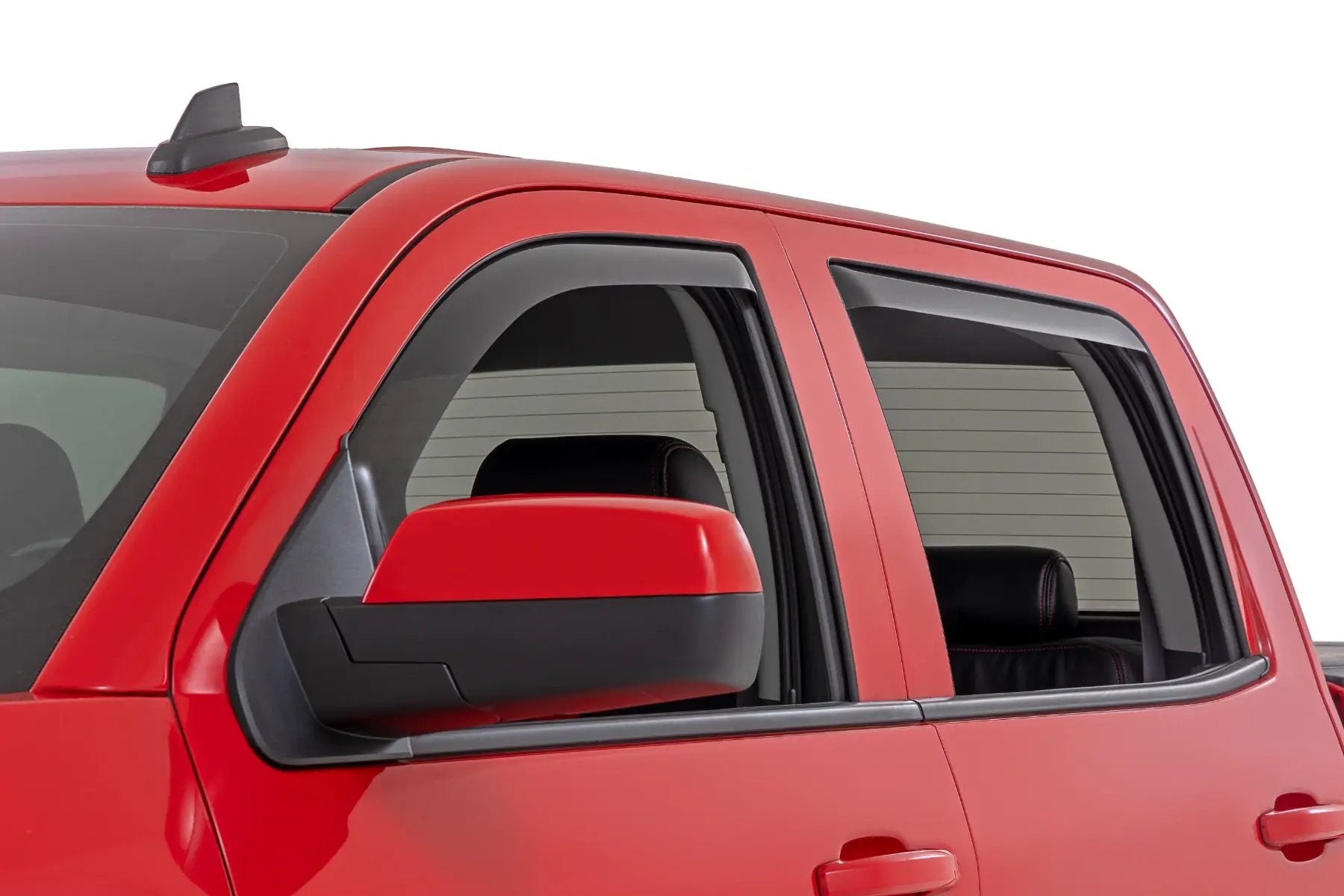 Rough Country Side Window Deflectors | In Channel Rain Guard | Chevy/GMC 1500/2500HD/3500HD 2WD/4WD by Rough Country