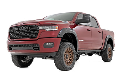Rough Country Pocket Fender Flares | PR4 Flame Red | Ram 1500 2WD/4WD (2025-2026)