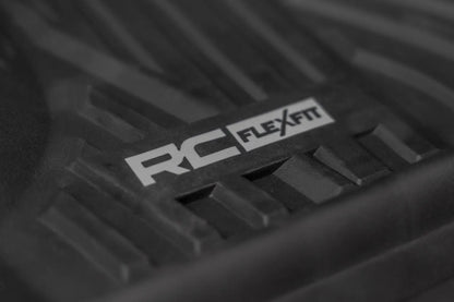 Rough Country Flex-Fit Floor Mats | FR & RR | FR Bucket | Crew | Chevy/GMC 1500/2500HD/3500HD 2WD/4WD by Rough Country