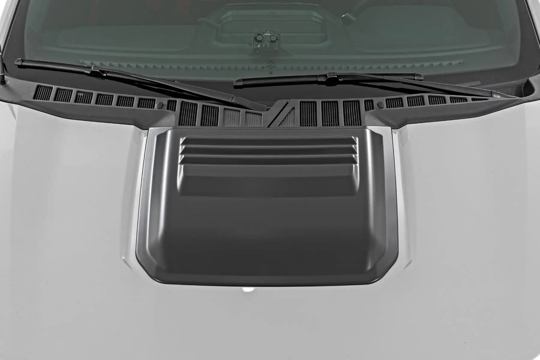 Rough Country Hood Scoop | JS Iconic Siver | Ford F-150 2WD/4WD (2021-2025) by Rough Country