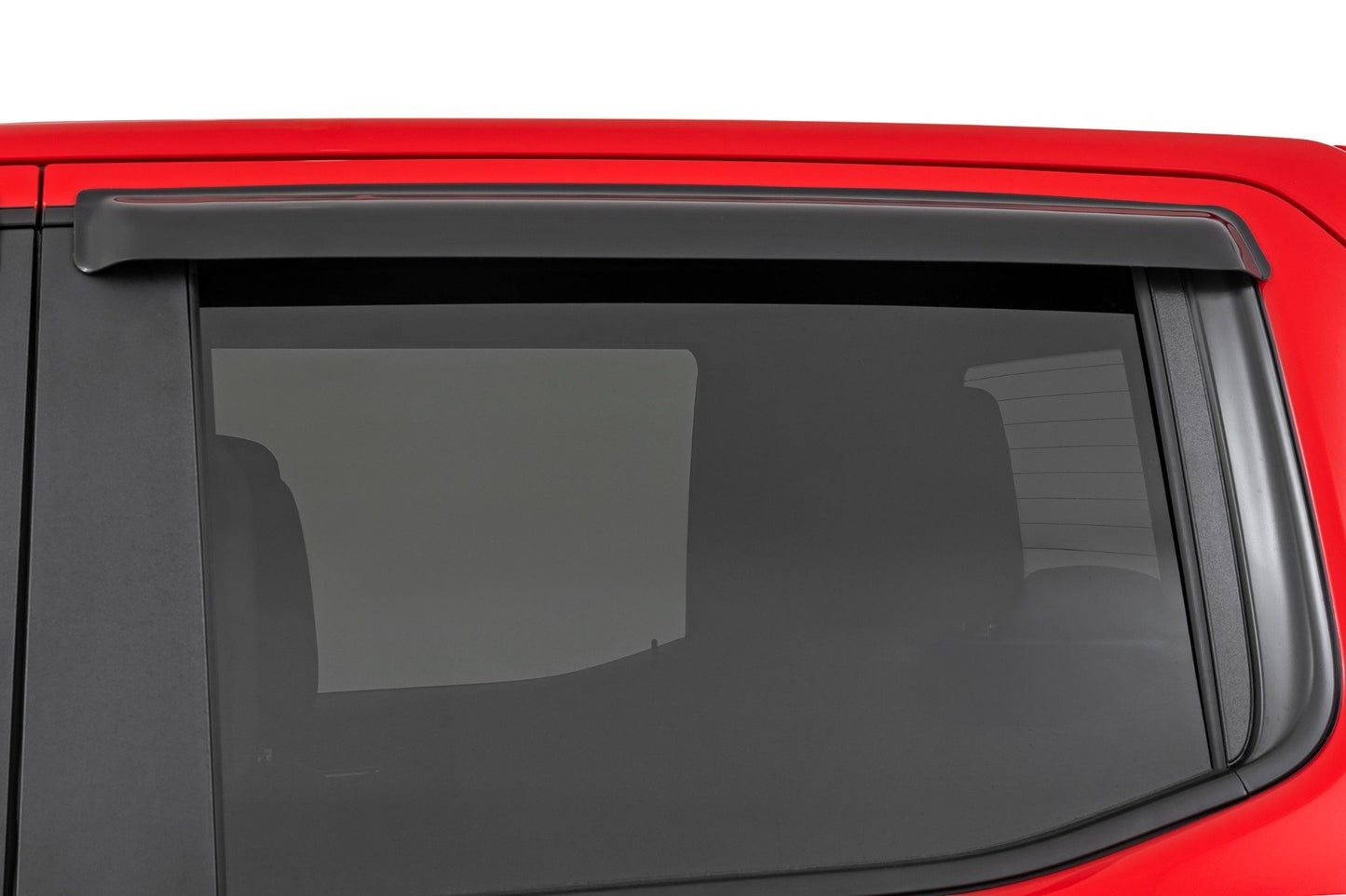 Rough Country Side Window Deflectors | Tape On Rain Guard | Chevy/GMC 1500/2500HD/3500HD (19-26)