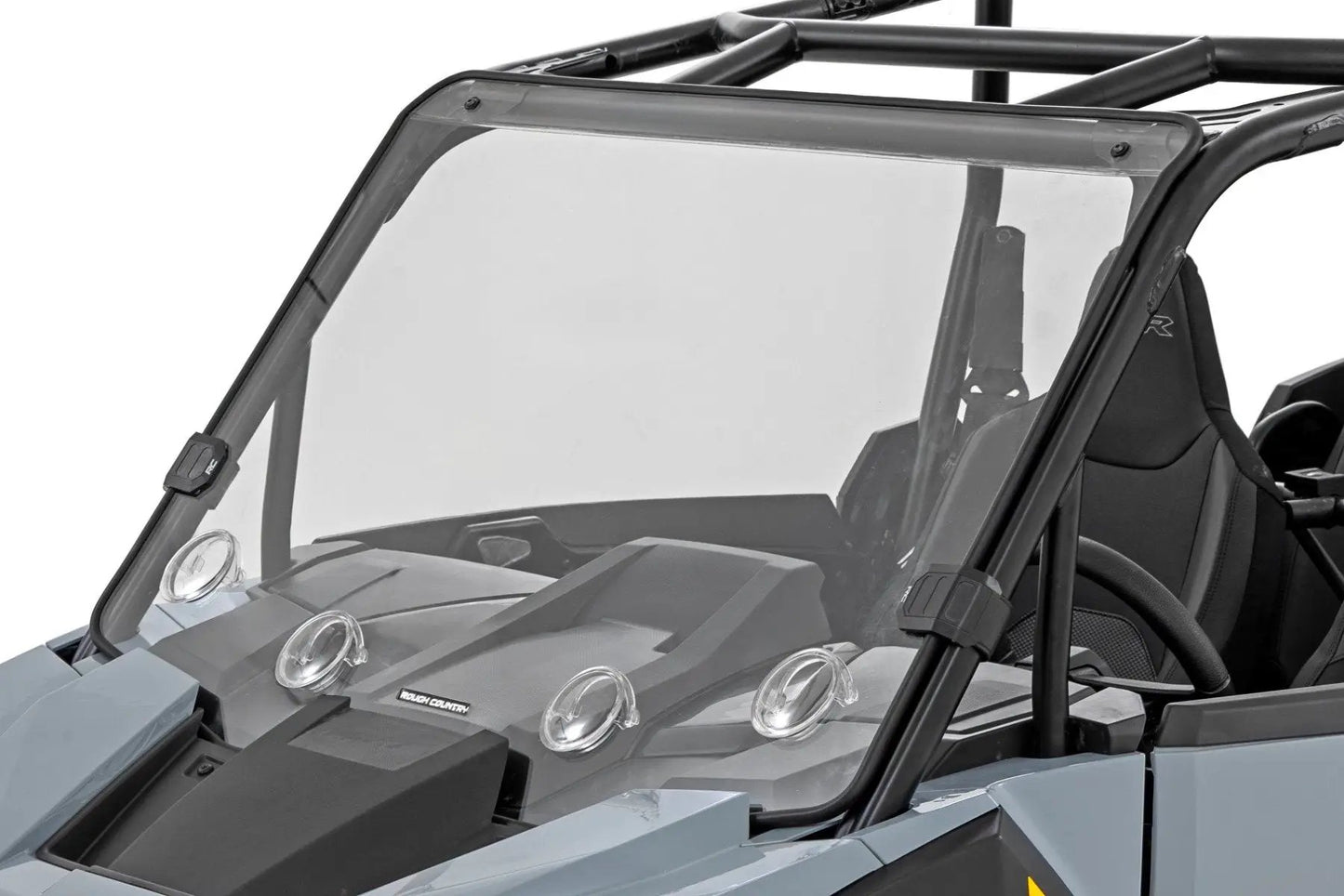 Rough Country Vented Full Windshield | Scratch Resistant | Polaris RZR XP 4 1000 by Rough Country