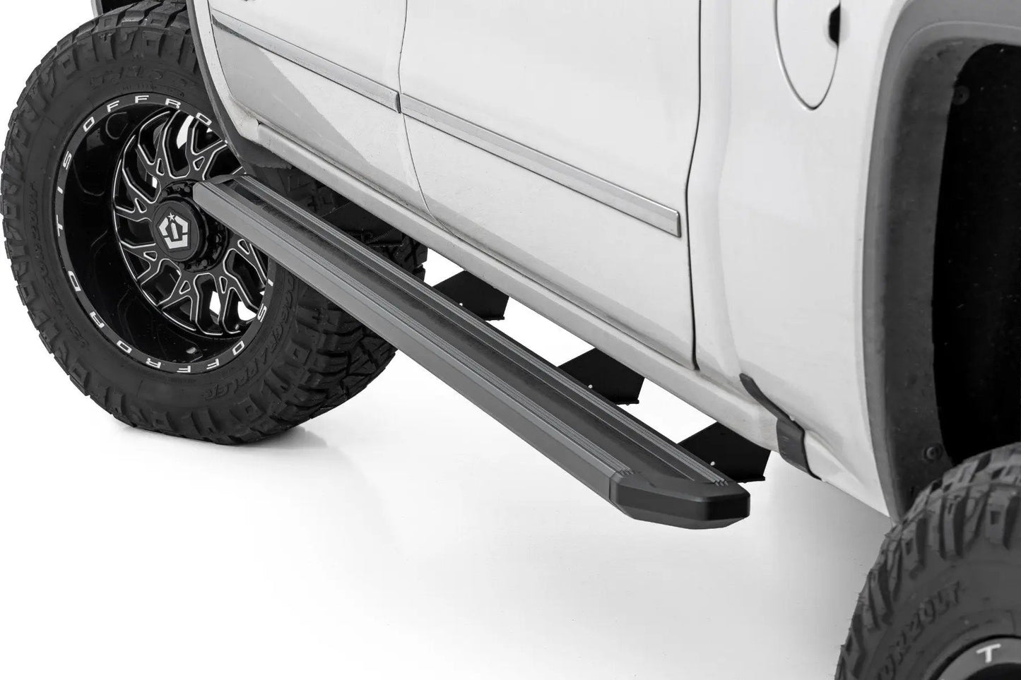 Rough Country Multi-Color LED Running Boards | Crew Cab | Chevy/GMC 1500/2500HD/3500HD (07-19 & Classic) by Rough Country