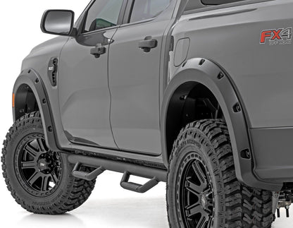 Extensiones de guardabarros tipo "Pocket" | Blanco Oxford YZ | Ford Ranger 2WD/4WD (2024-2025)