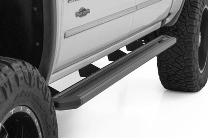 Rough Country Multi-Color LED Running Boards | Crew Cab | Chevy/GMC 1500/2500HD/3500HD (07-19 & Classic) by Rough Country