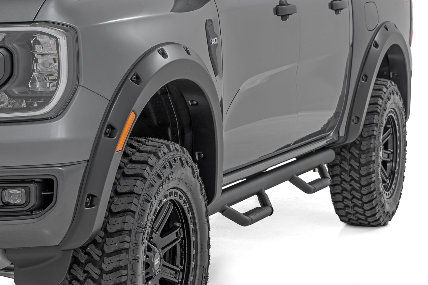 Extensiones de guardabarros tipo "Pocket" | Gris carbonizado M7 | Ford Ranger 2WD/4WD (2024-2025)
