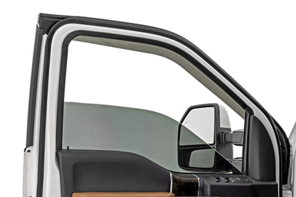Deflectores de Ventana Lateral | Protector de Lluvia Adhesivo | Ford F-150 (17-25)/F-250 (15-26)