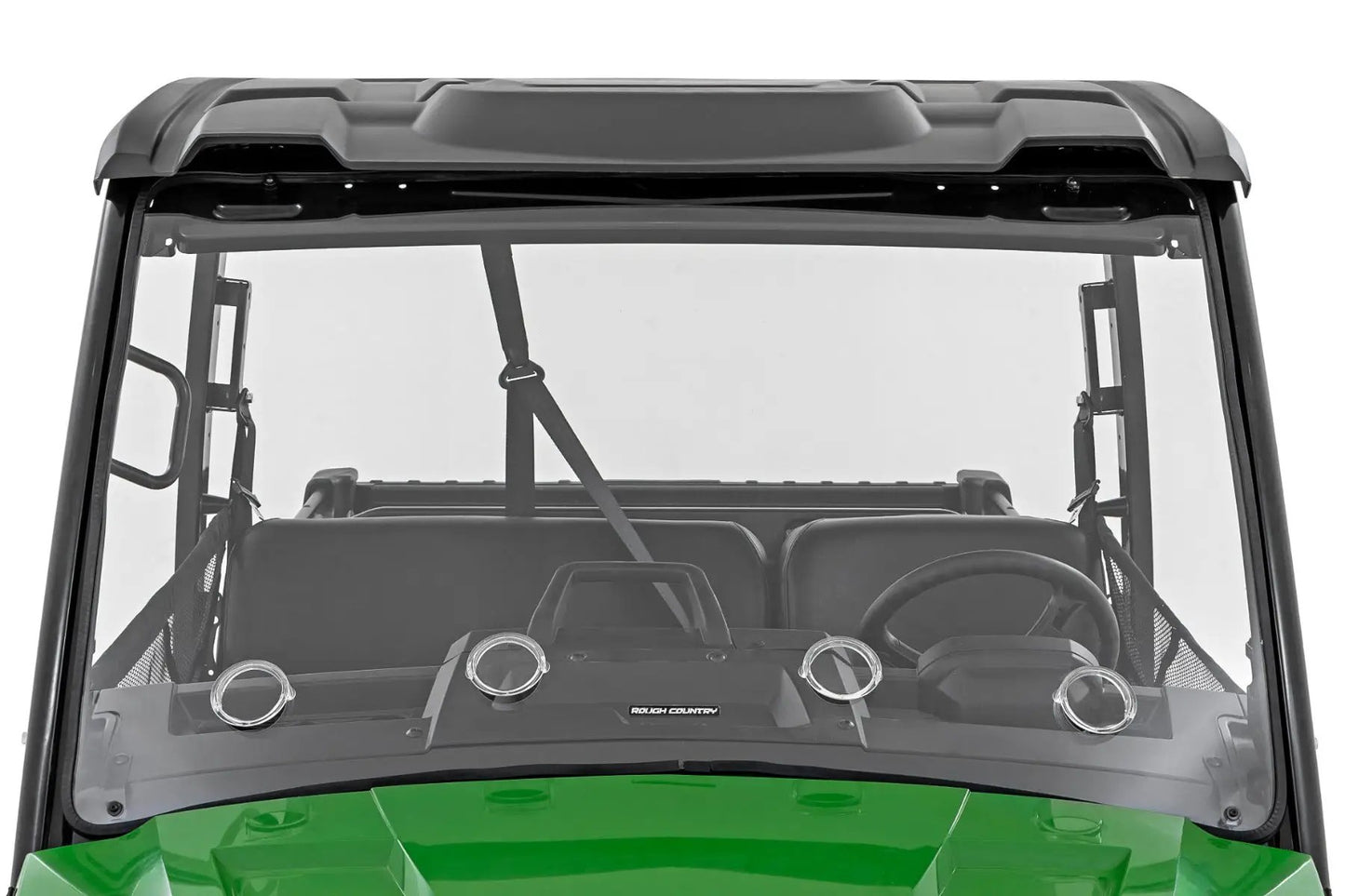 Rough Country Vented Full Windshield | Scratch Resistant | John Deere Gator XUV 835E by Rough Country