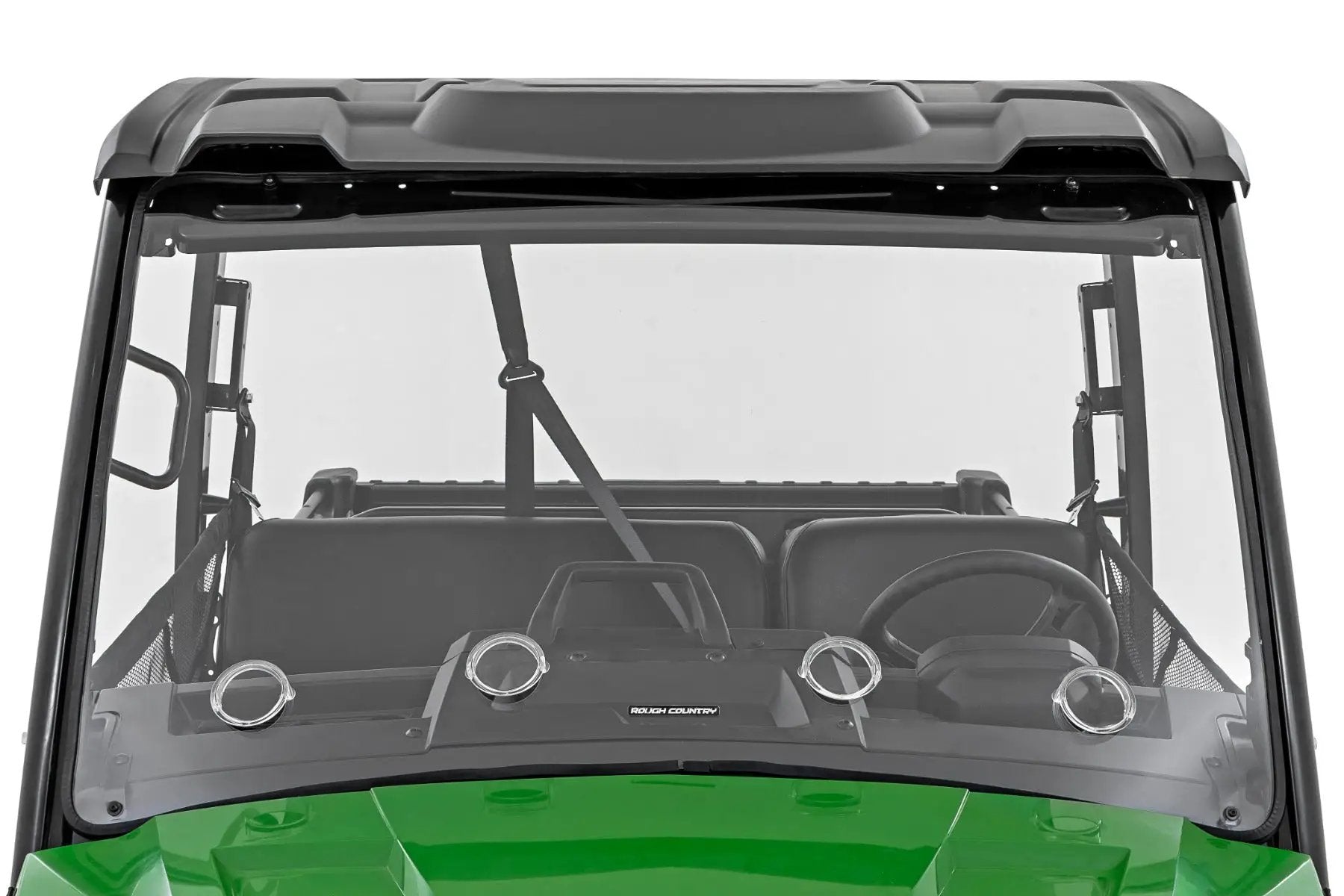 Rough Country Vented Full Windshield | Scratch Resistant | John Deere Gator XUV 835E by Rough Country