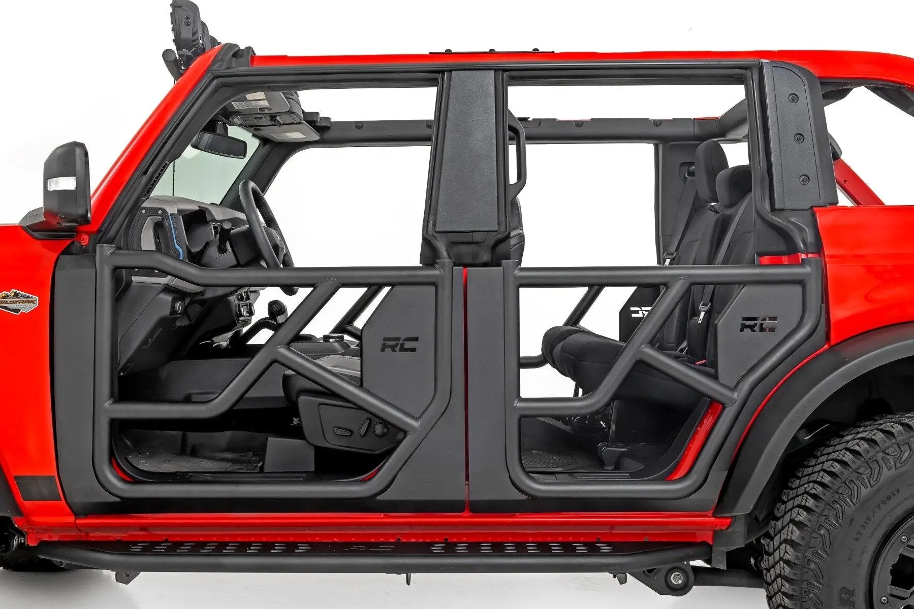Rough Country Tubular Doors | 4 Door | Ford Bronco 4WD (2021-2025) by Rough Country