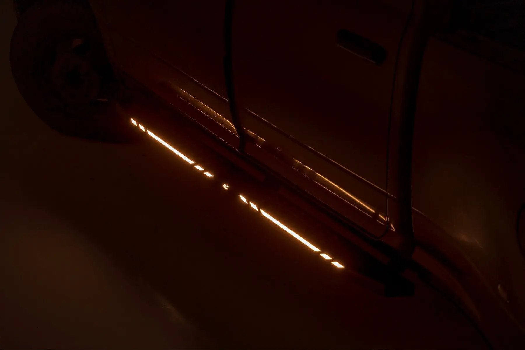 Rough Country AC2 Running Boards | Amber/White | Crew Cab | Ram 1500/2500/3500 2WD/4WD (2010-2025 & Classic) by Rough Country