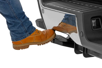 Rough Country Retractable Bed Step | Manual Pull | Ford F-250/F-350 Super Duty (23-26) by Rough Country