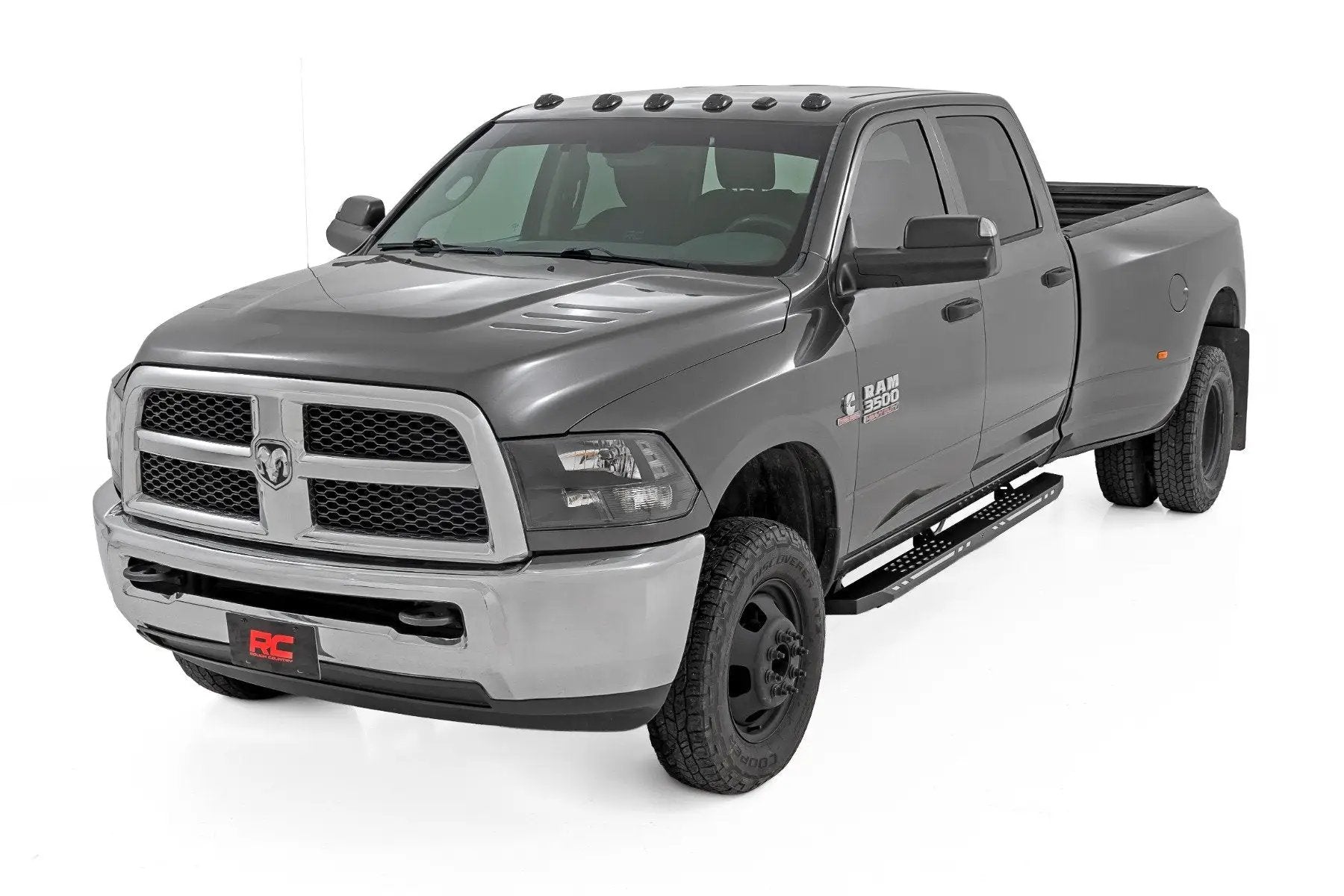 Rough Country AC2 Running Boards | Amber/White | Crew Cab | Ram 1500/2500/3500 2WD/4WD (2010-2025 & Classic) by Rough Country