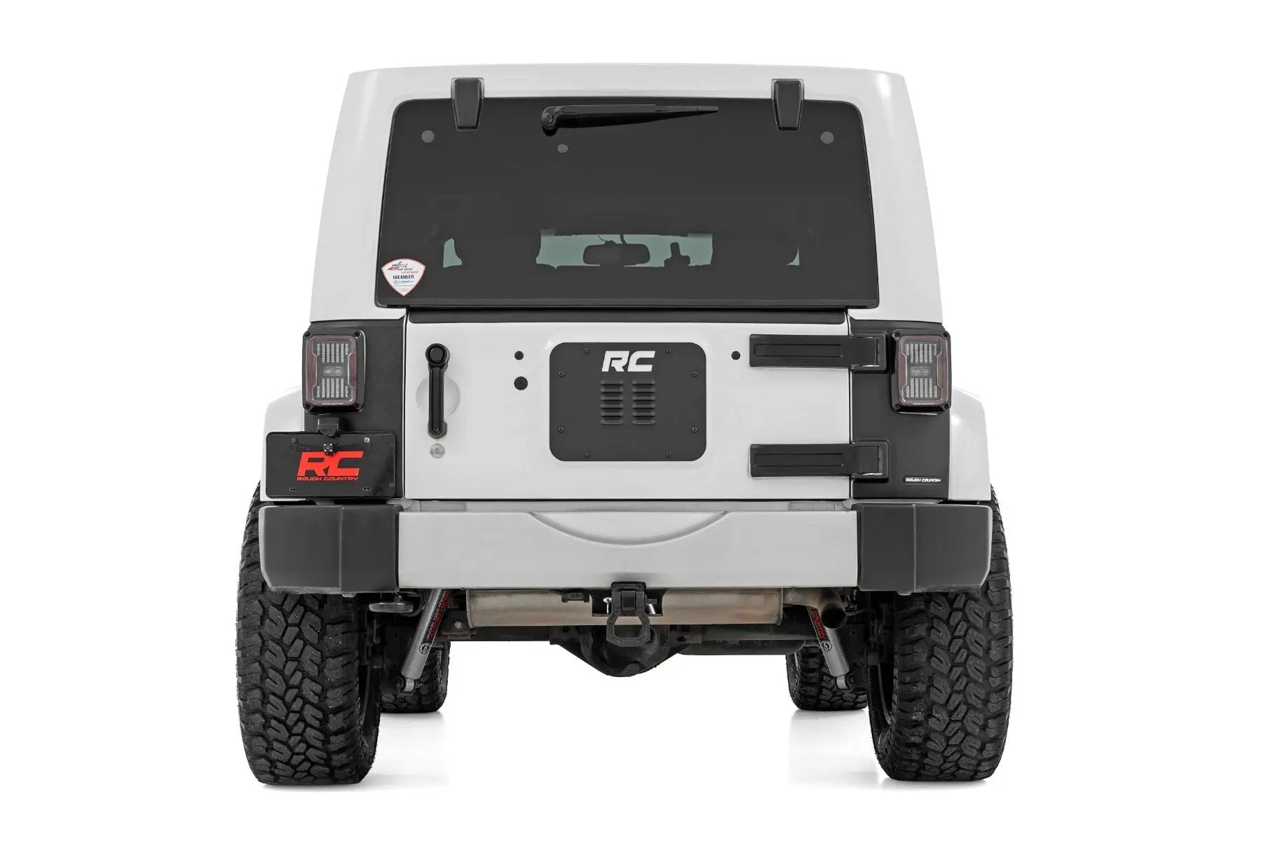 Rough Country Trail Cladding | Rear Corners | Jeep Wrangler JK/Wrangler Unlimited (07-18) by Rough Country
