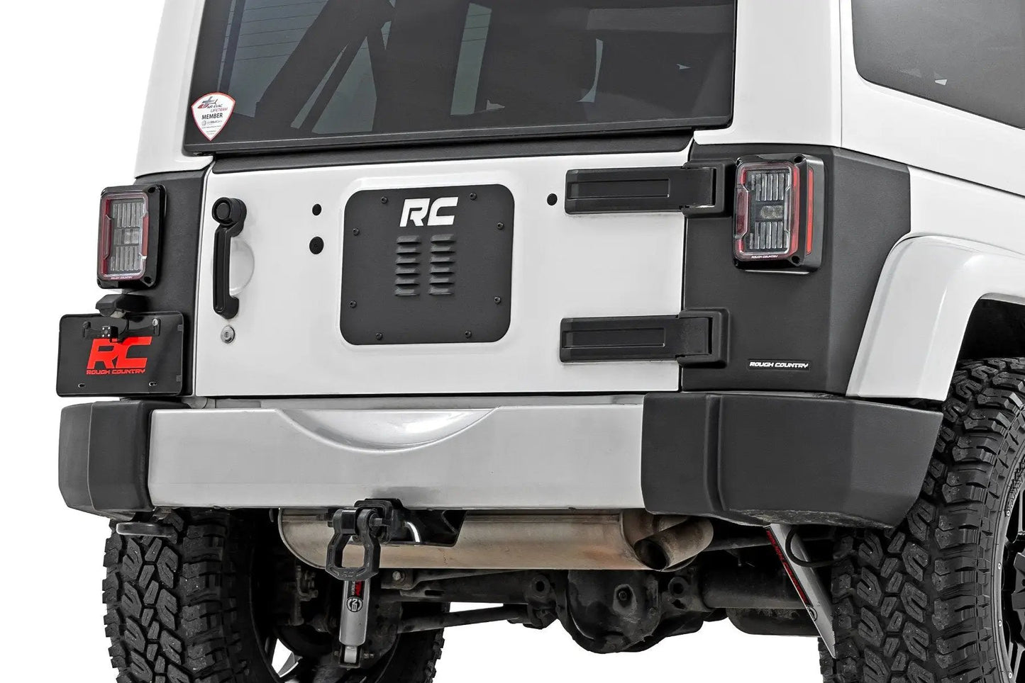 Rough Country Trail Cladding | Rear Corners | Jeep Wrangler JK/Wrangler Unlimited (07-18) by Rough Country