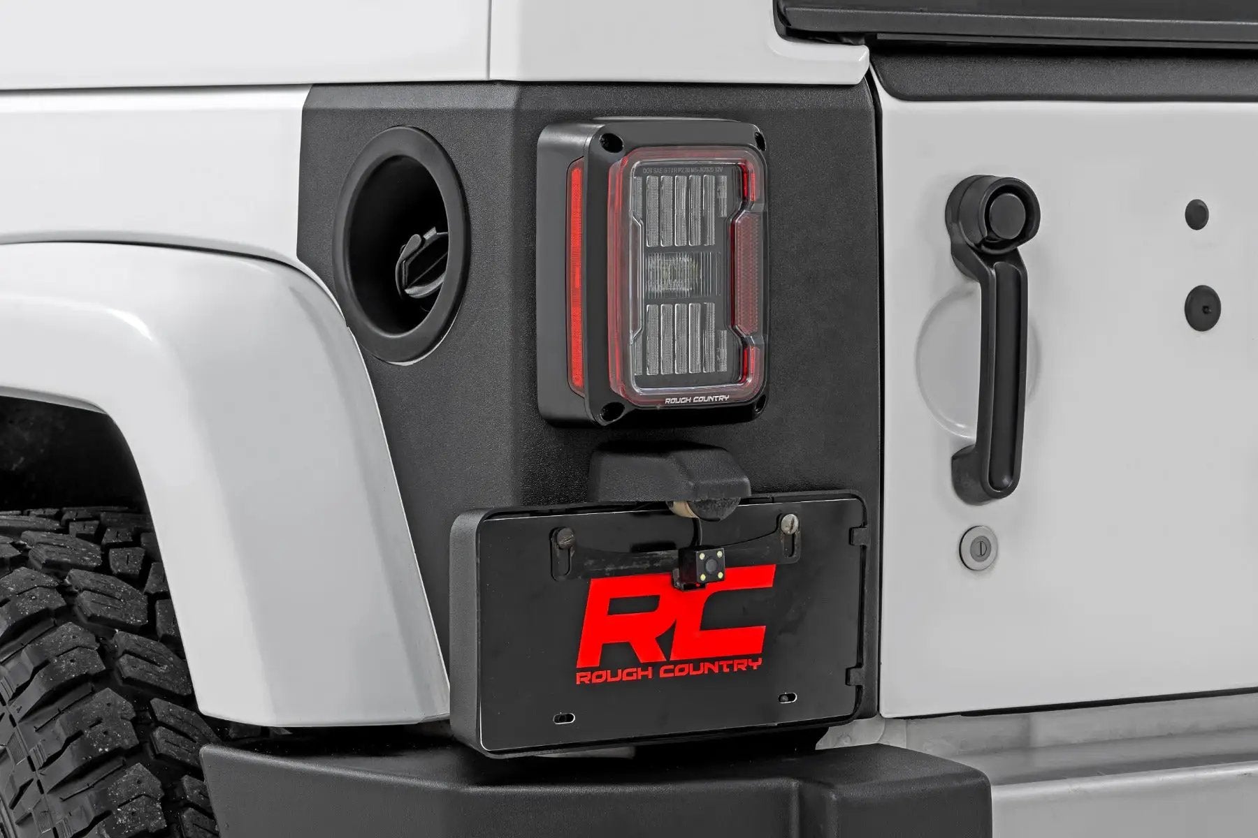 Rough Country Trail Cladding | Rear Corners | Jeep Wrangler JK/Wrangler Unlimited (07-18) by Rough Country