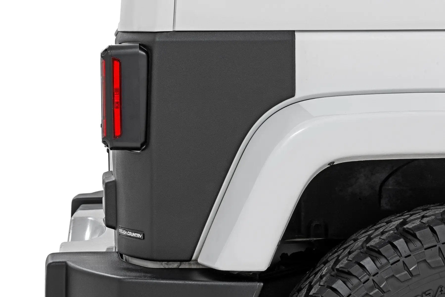 Rough Country Trail Cladding | Rear Corners | Jeep Wrangler JK/Wrangler Unlimited (07-18) by Rough Country