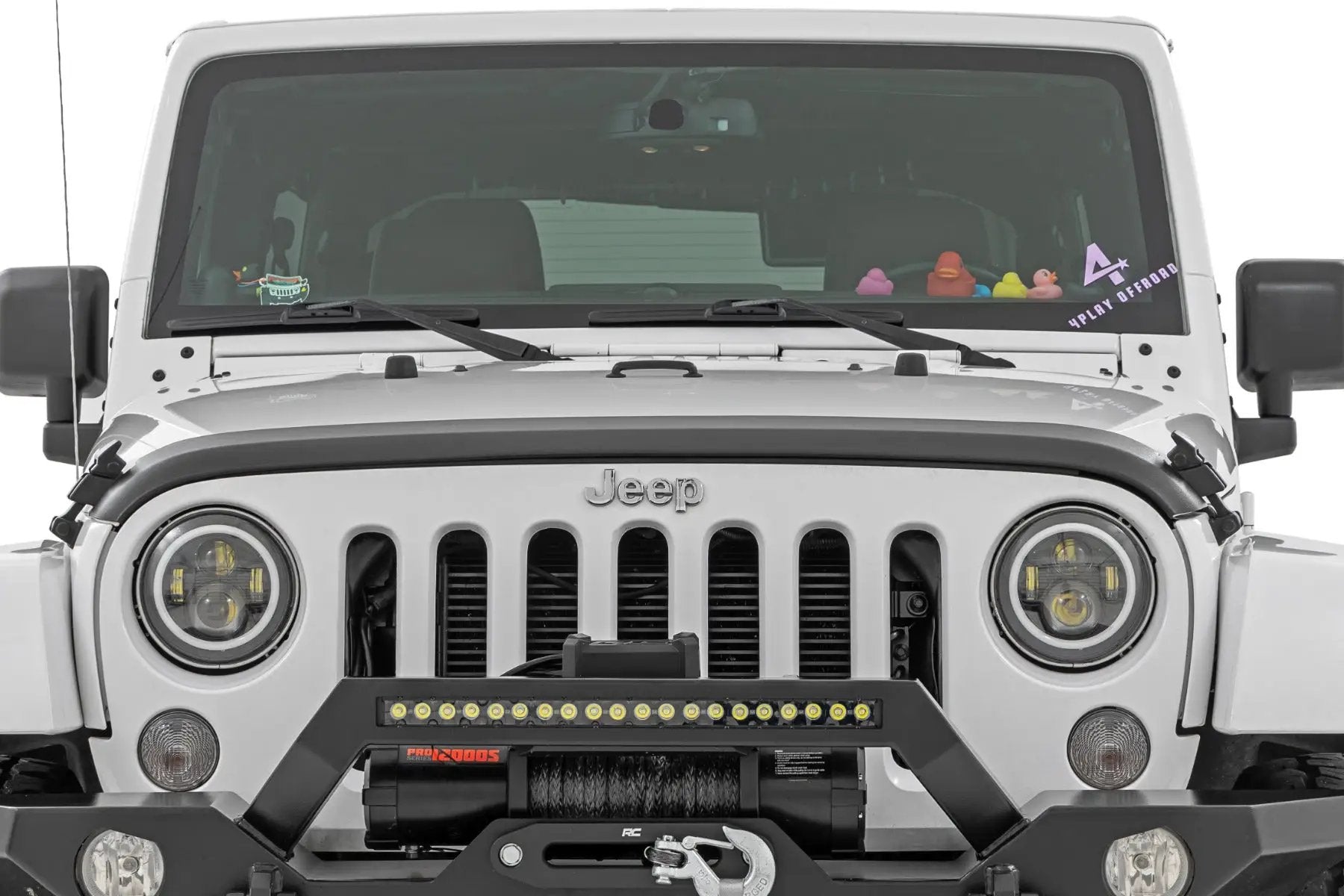 Rough Country Trail Cladding | Hood Protector | Jeep Wrangler JK/Wrangler Unlimited (07-18) by Rough Country