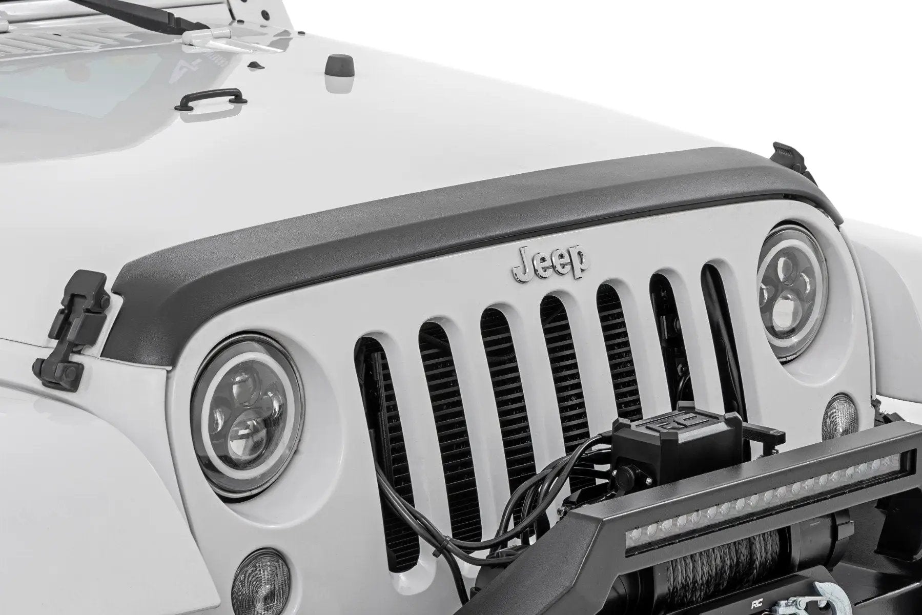 Rough Country Trail Cladding | Hood Protector | Jeep Wrangler JK/Wrangler Unlimited (07-18) by Rough Country