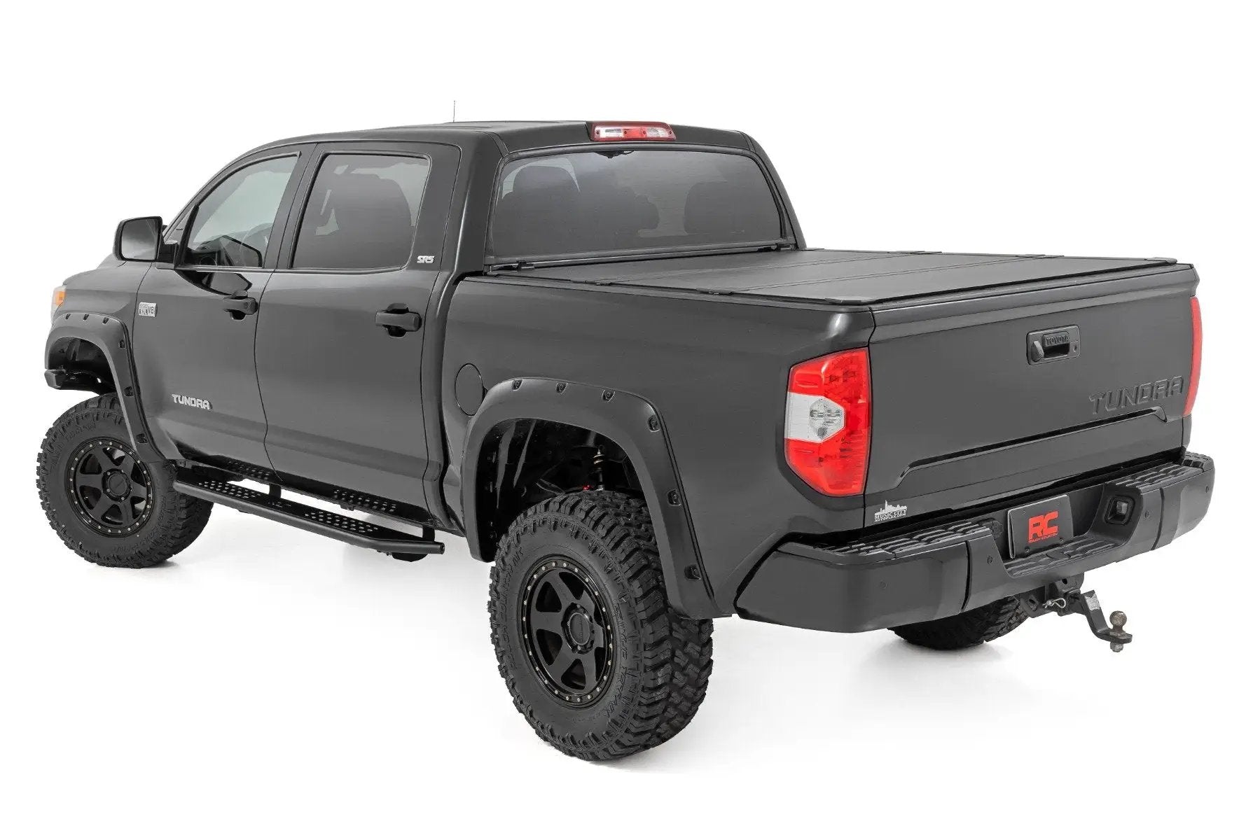 Rough Country OV2 Running Boards | Side Step Bars | Crew Cab | Toyota Tundra 2WD/4WD (07-21) by Rough Country