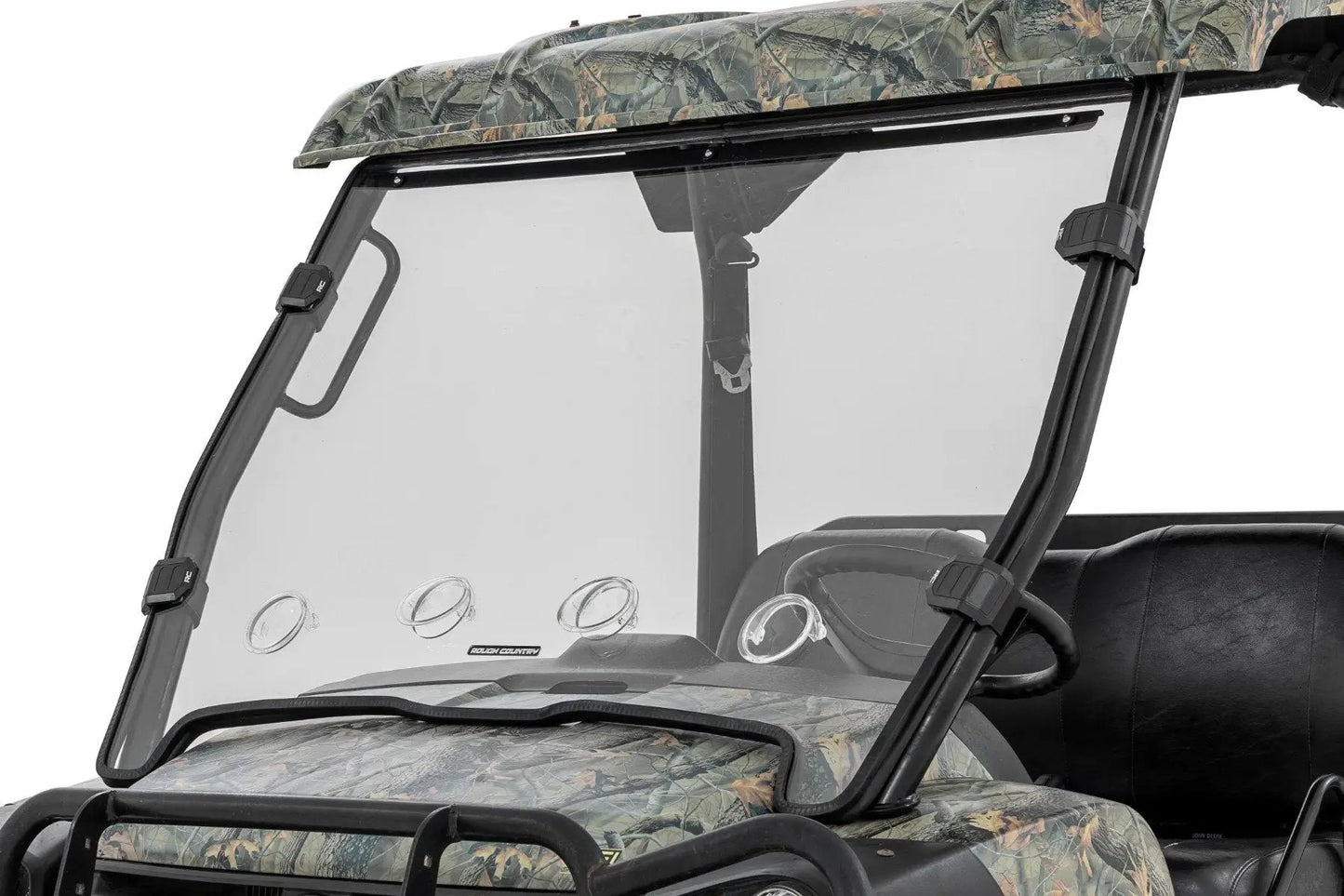 Rough Country Vented Full Windshield | Scratch Resistant | John Deere Gator XUV 825 by Rough Country