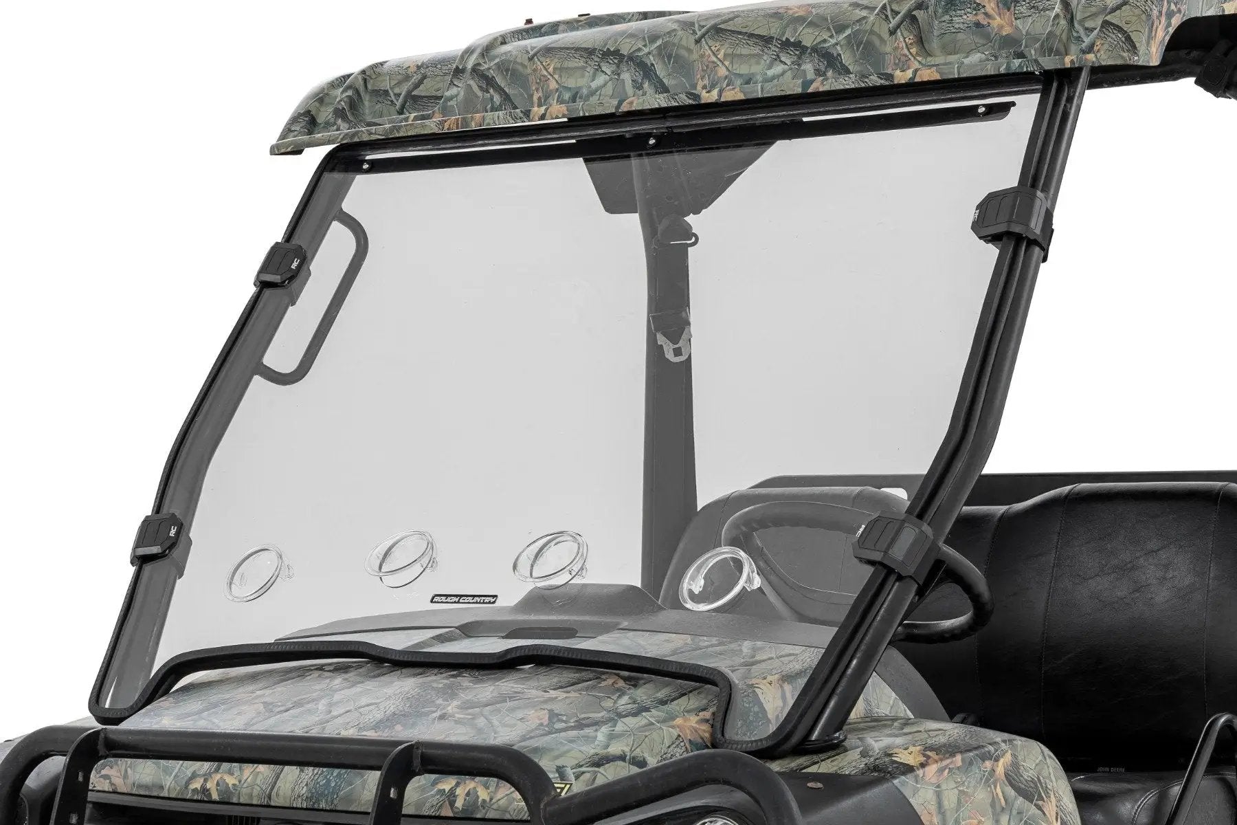 Rough Country Vented Full Windshield | Scratch Resistant | John Deere Gator XUV 825 by Rough Country