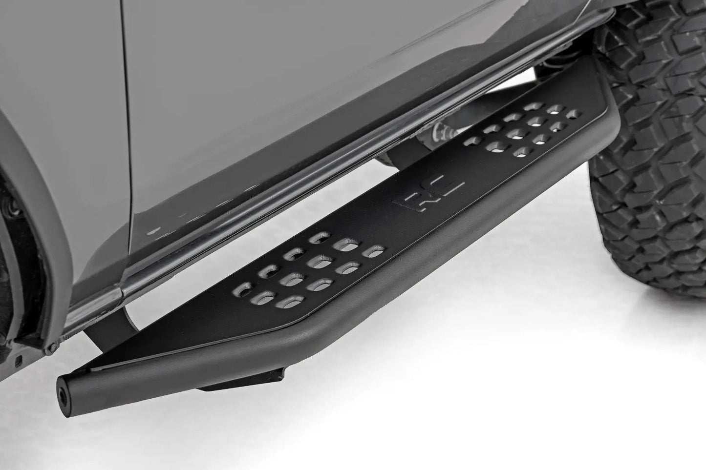 Rough Country OV2 Running Boards | Side Step Bars | 2-Door | Ford Bronco (2 Door) (21-25) by Rough Country