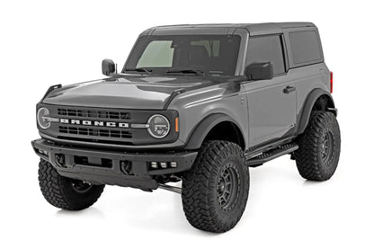 Rough Country OV2 Running Boards | Side Step Bars | 2-Door | Ford Bronco (2 Door) (21-25) by Rough Country