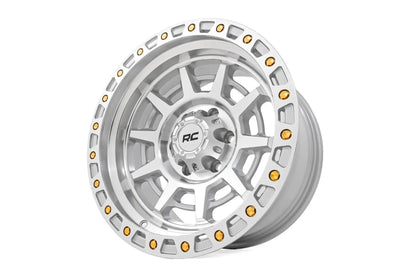 Rough Country 85 Series Wheel | Simulated Beadlock | Full Machine | 17x9 | 6x5.5 | -12mm by Rough Country