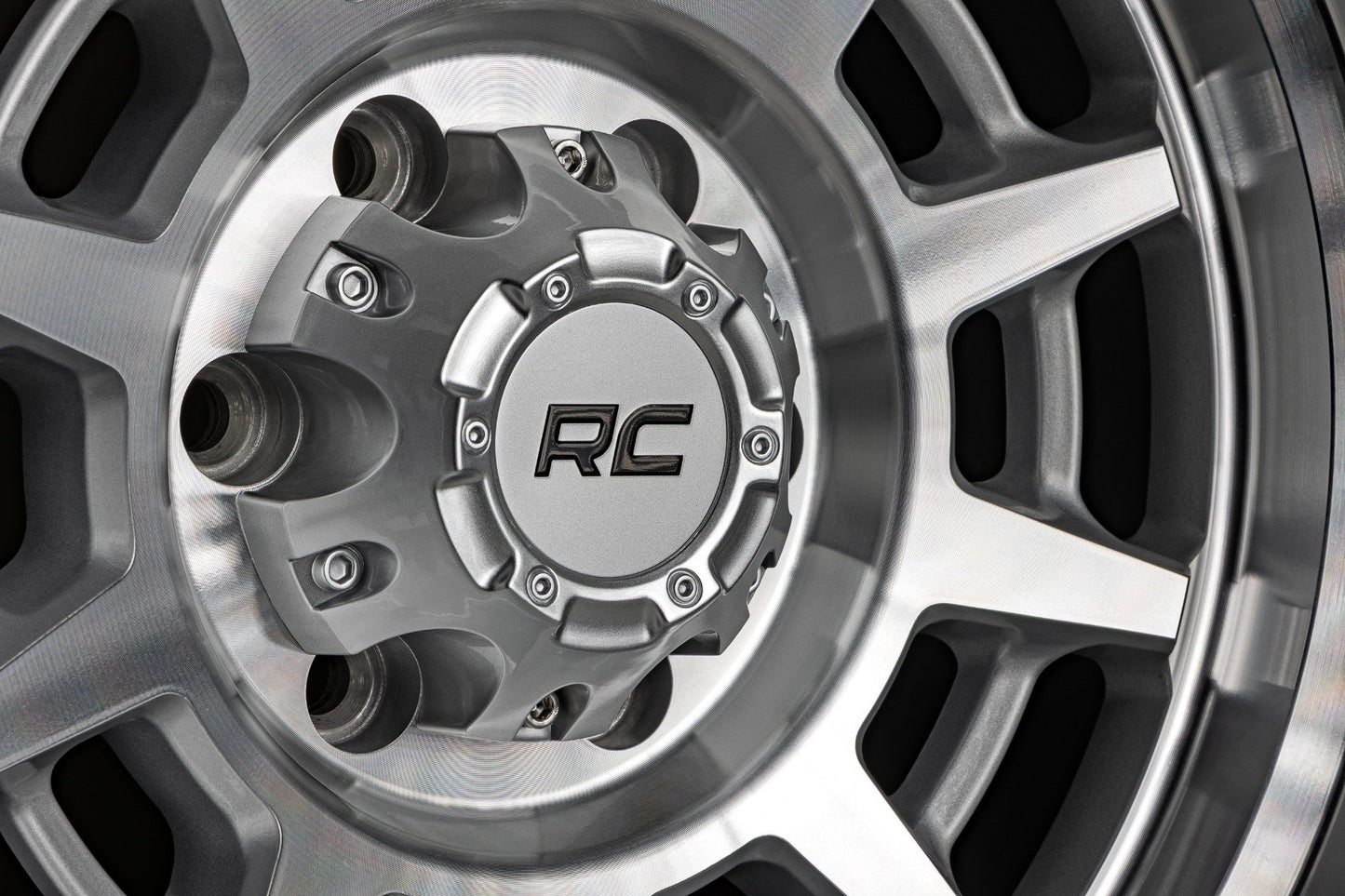 Rough Country 85 Series Wheel | Имитация бэдлока | Полная полировка | 17x9 | 5x4.5 | -12мм