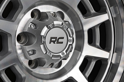 Rough Country 85 Series Wheel | Имитация бэдлока | Полная полировка | 17x9 | 5x4.5 | -12мм