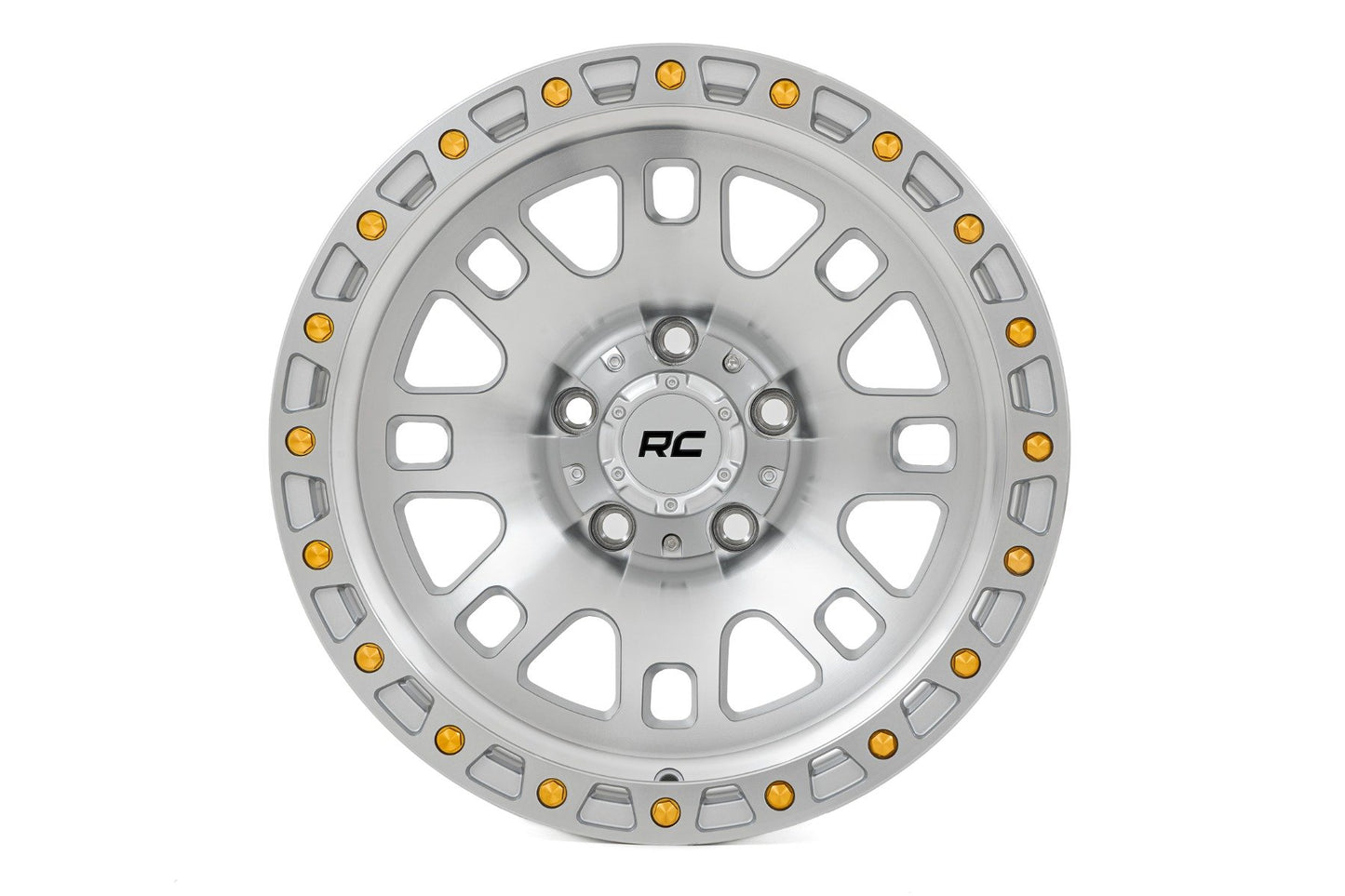 Llanta Rough Country Serie 82 | Una pieza | Mecanizado completo | 17x9 | 5x4.5 | -12 mm